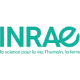 INRAE logo with teal and black text