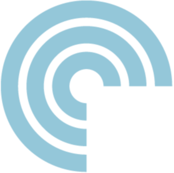 A black and blue maze with a circular pattern and an opening on the bottom right.