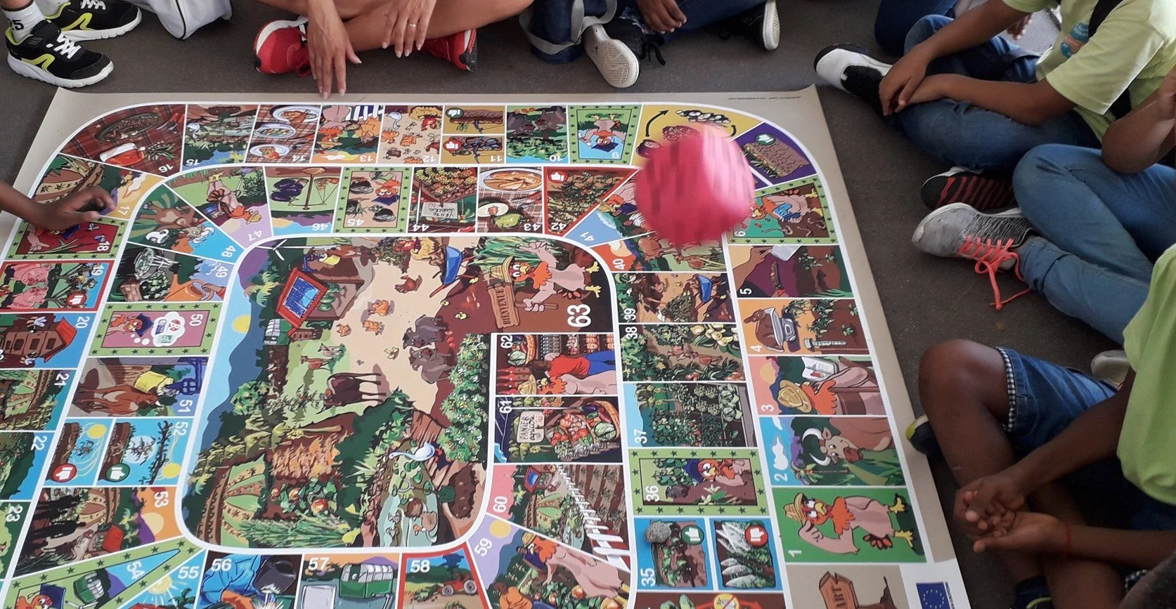 Sharing agroecological practices between farmers on mixed crop-livestock farms in Guadeloupe, using the Poul Genm game, a reinvented board game [Practice Abstract]