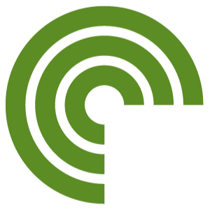 Green, circular maze with a black background and a black center