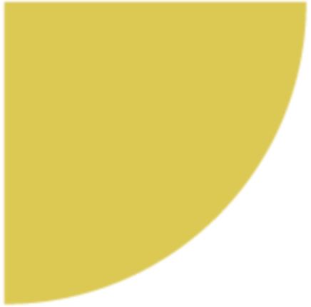 Close-up of a yellow semicircular object with a black background.