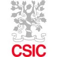 Gray logo with a stylized lion and the text 'CSIC' in red.