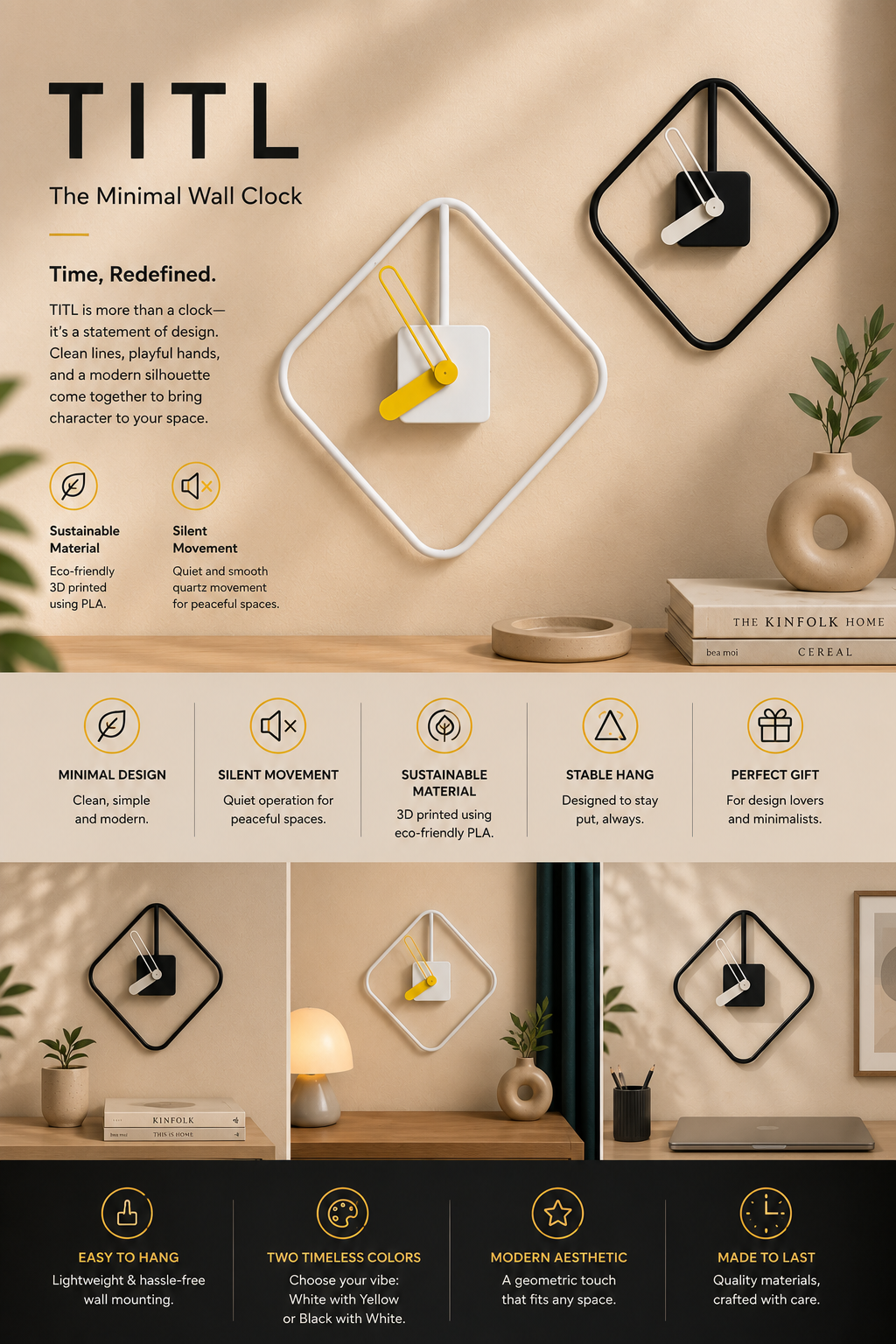 Titl - The Minimal Wall Clock