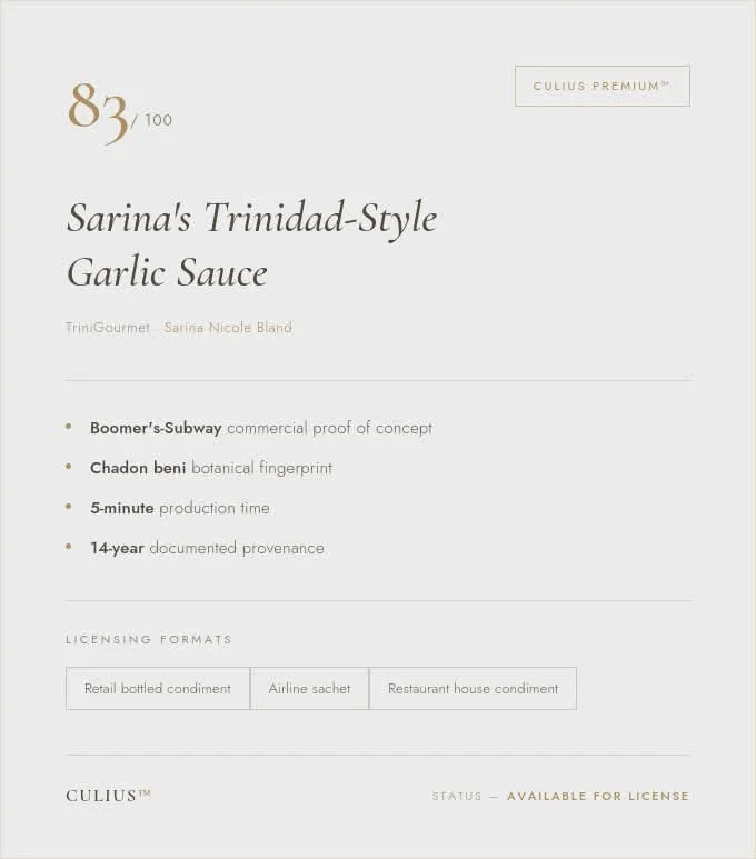 Sarina's Trinidad-Style Garlic Sauce
