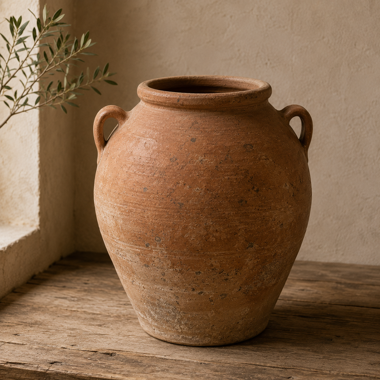 Terracotta Olive Jar