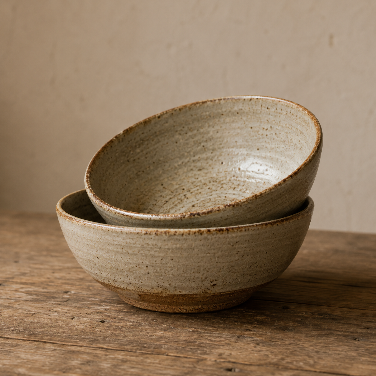 Pair of Studio Pottery Bowls