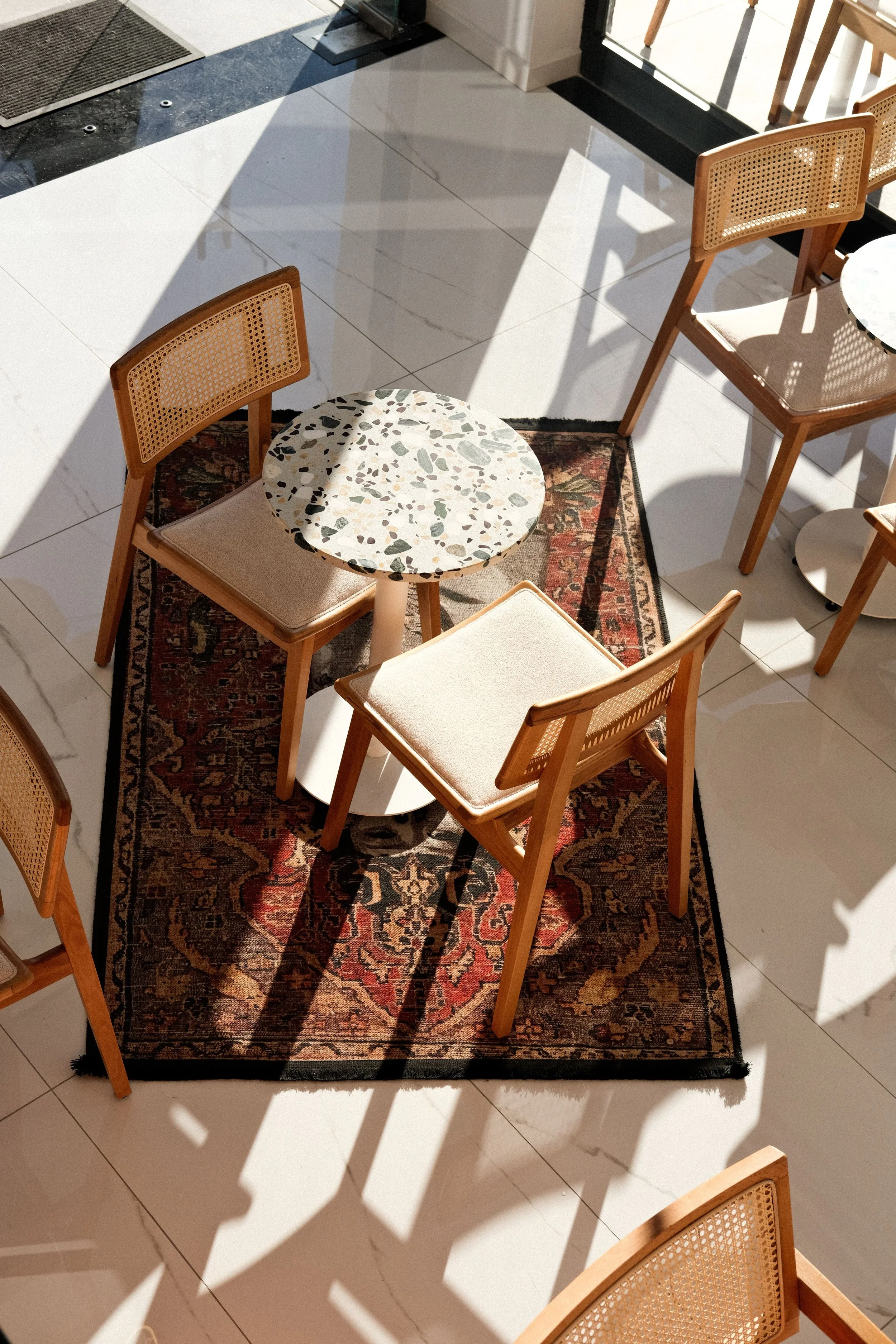 How to style a vintage rug in a modern home