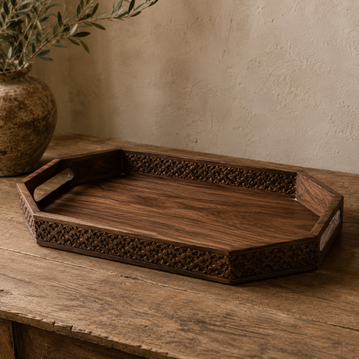 Marrakech Walnut Tray