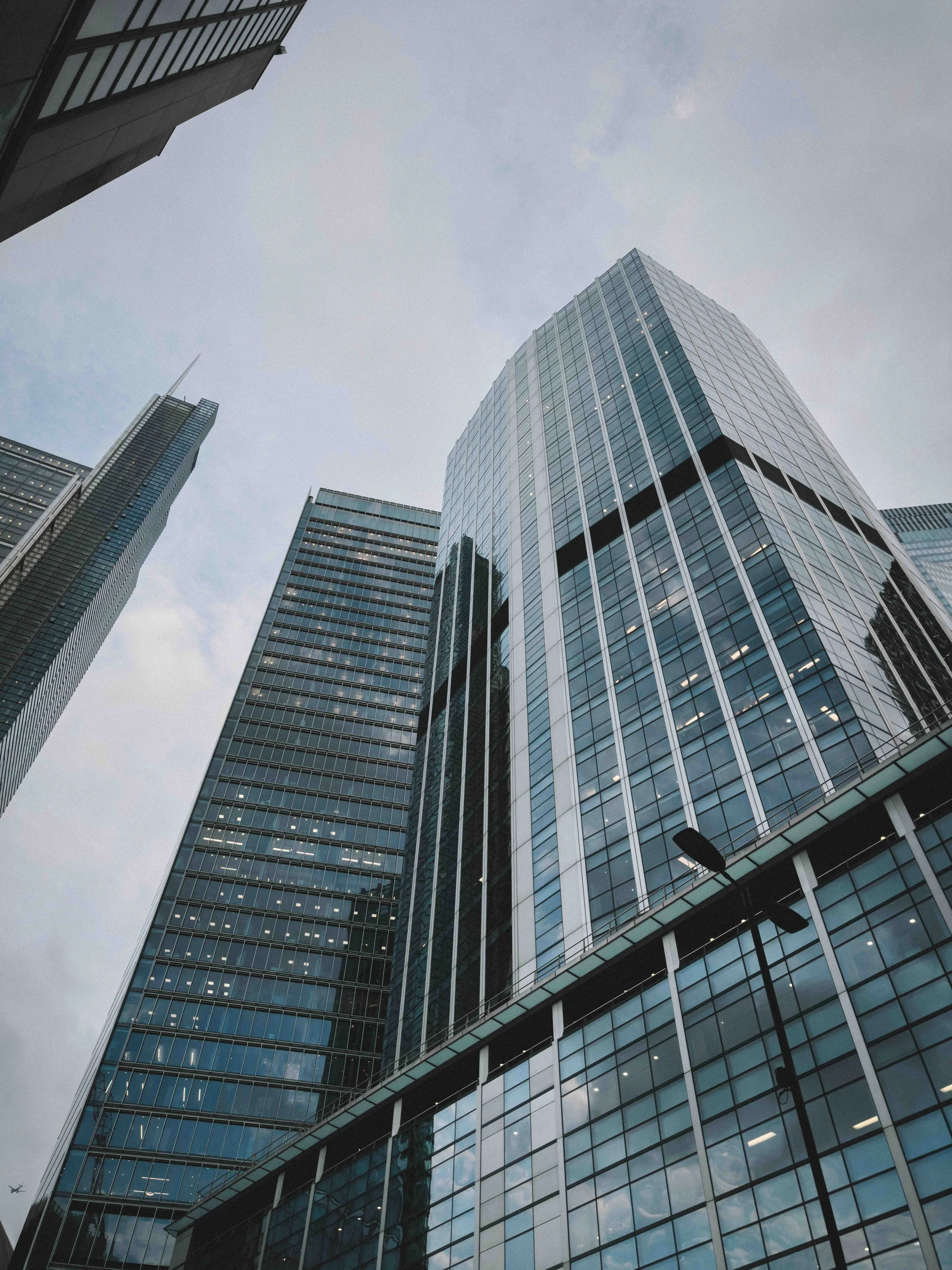 Modern Chicago skyscrapers representing the financial strength and innovation of a leading insurance brokerage serving businesses nationwide.