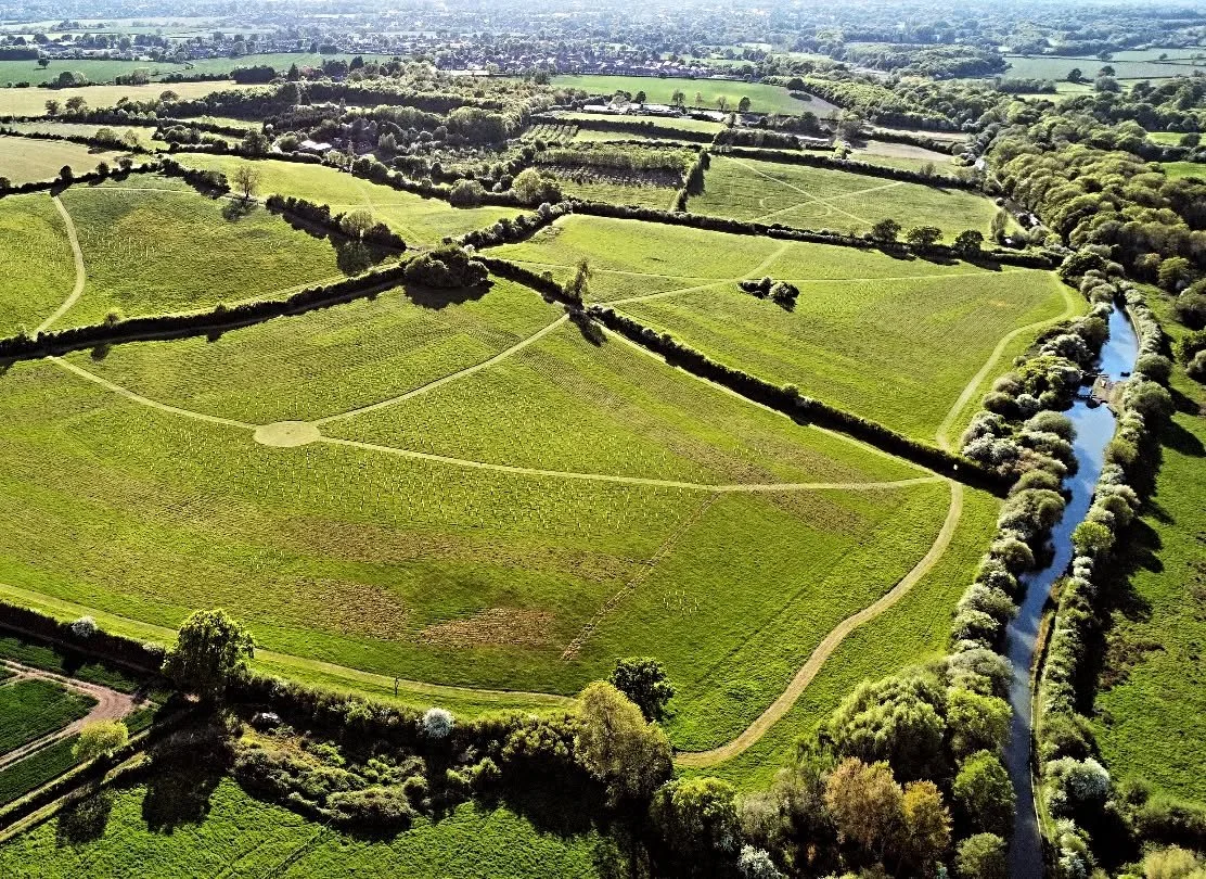 Wild Leasowe Land - from the air
The start of our rewilding journey!
3 years to navigate the Forestry Commision application and we finally got the green light in Feb last year - this pic was taken in May 2025
90 acres given breathing space from farmi
