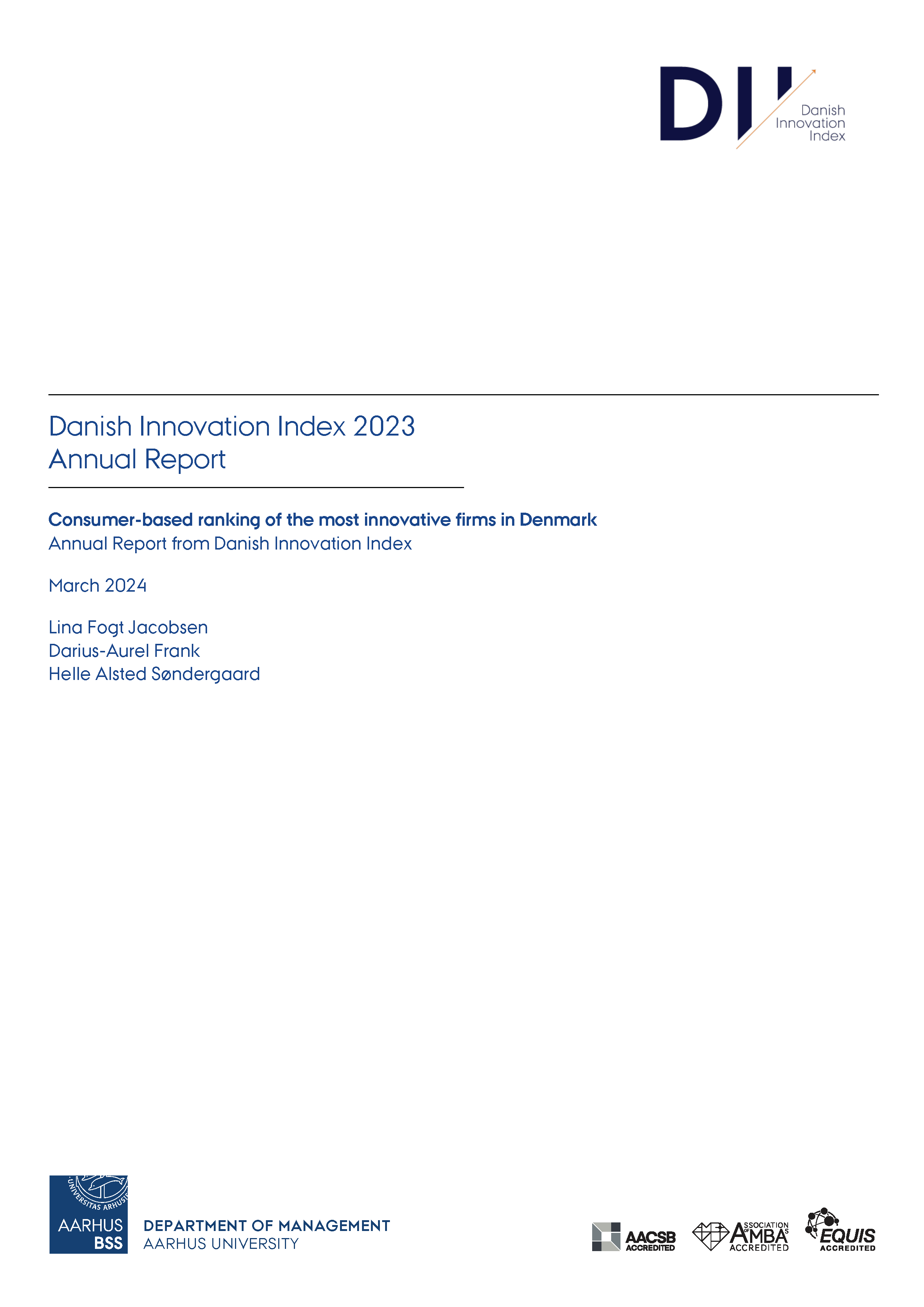 Danish Innovation Index Annual Report 2023/24