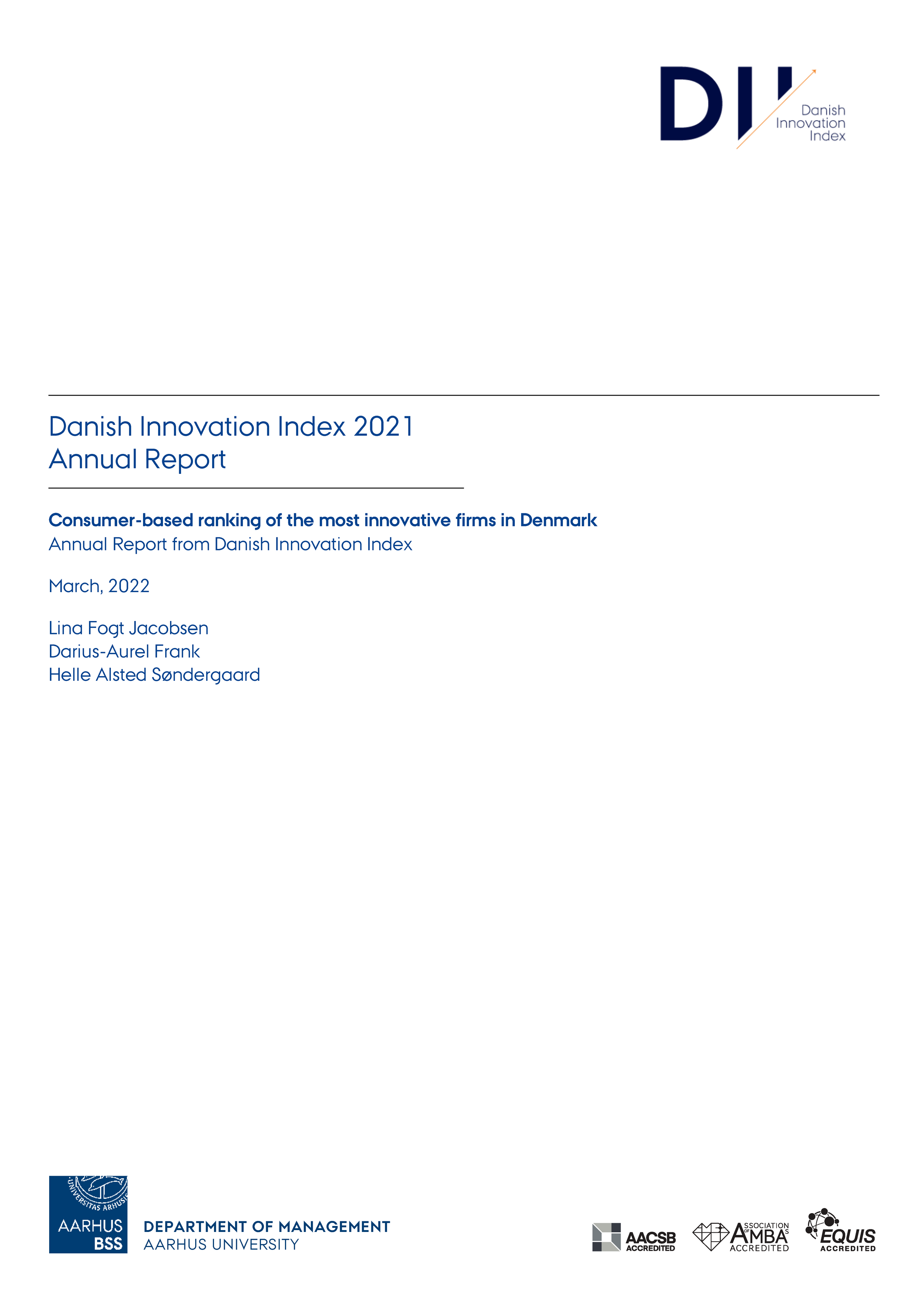 Danish Innovation Index Annual Report 2021/22