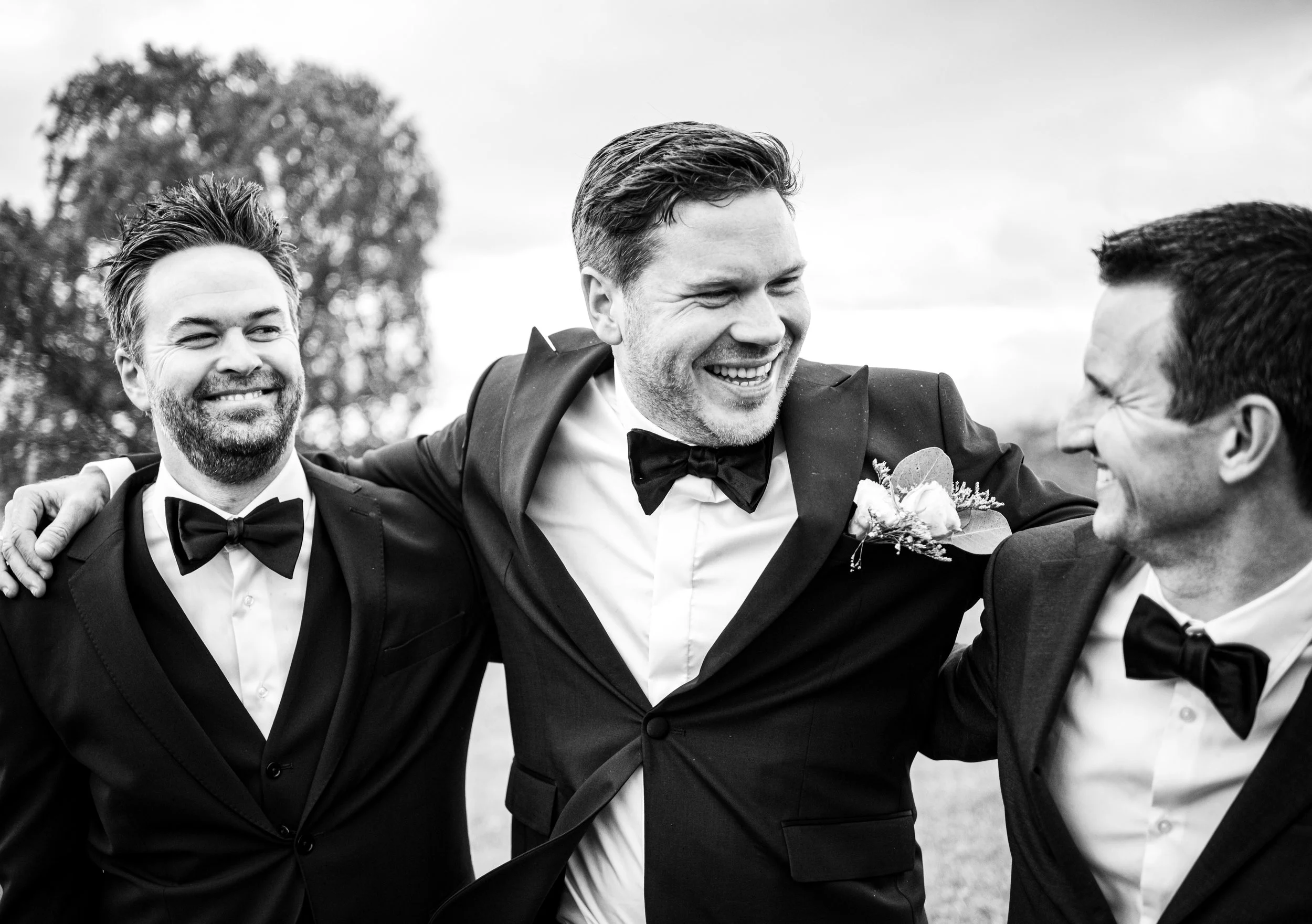 Brudgom og forlovere