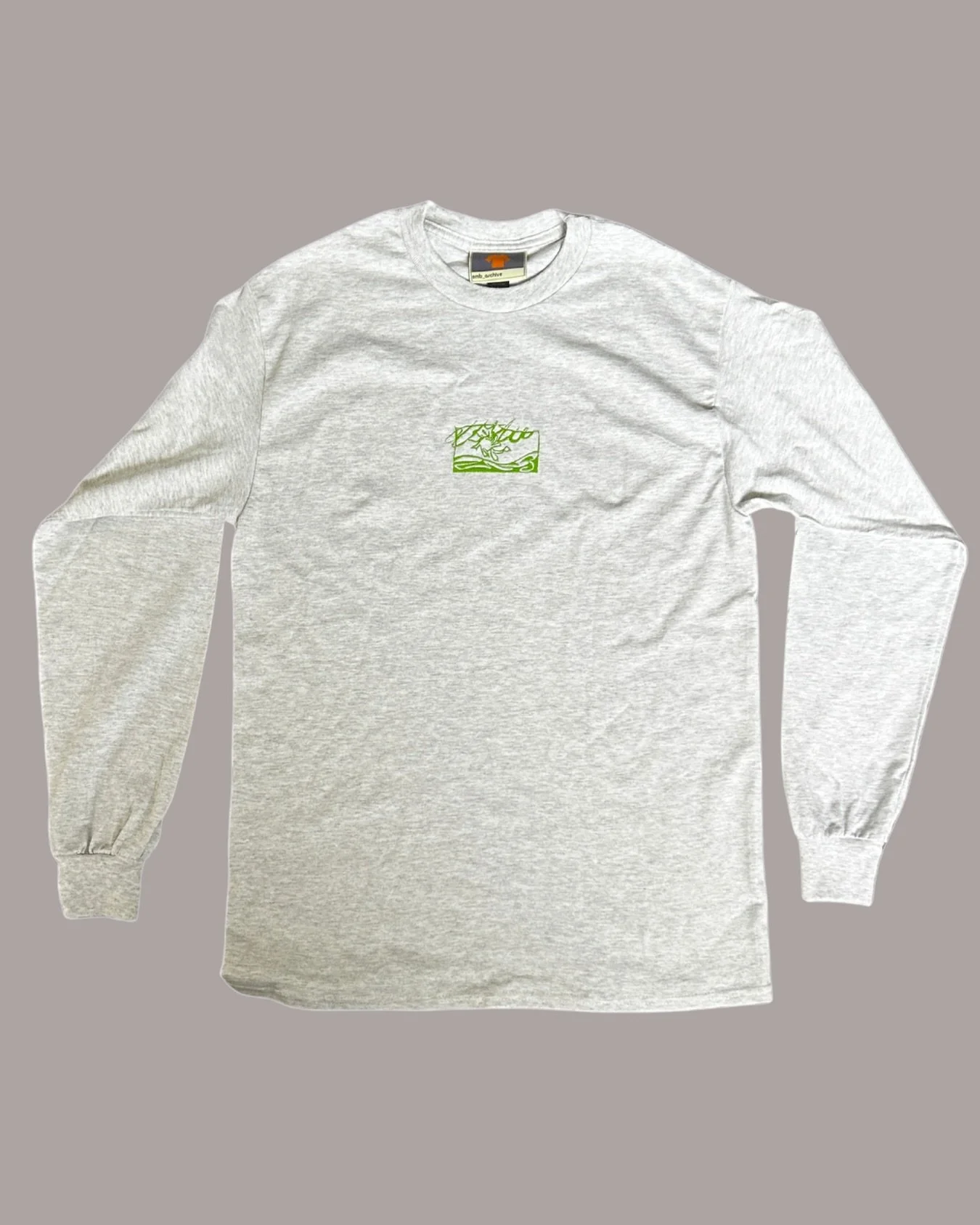 READY TO SHIP ITEM : Marl Grey, Landscape motif, Flash 1.0