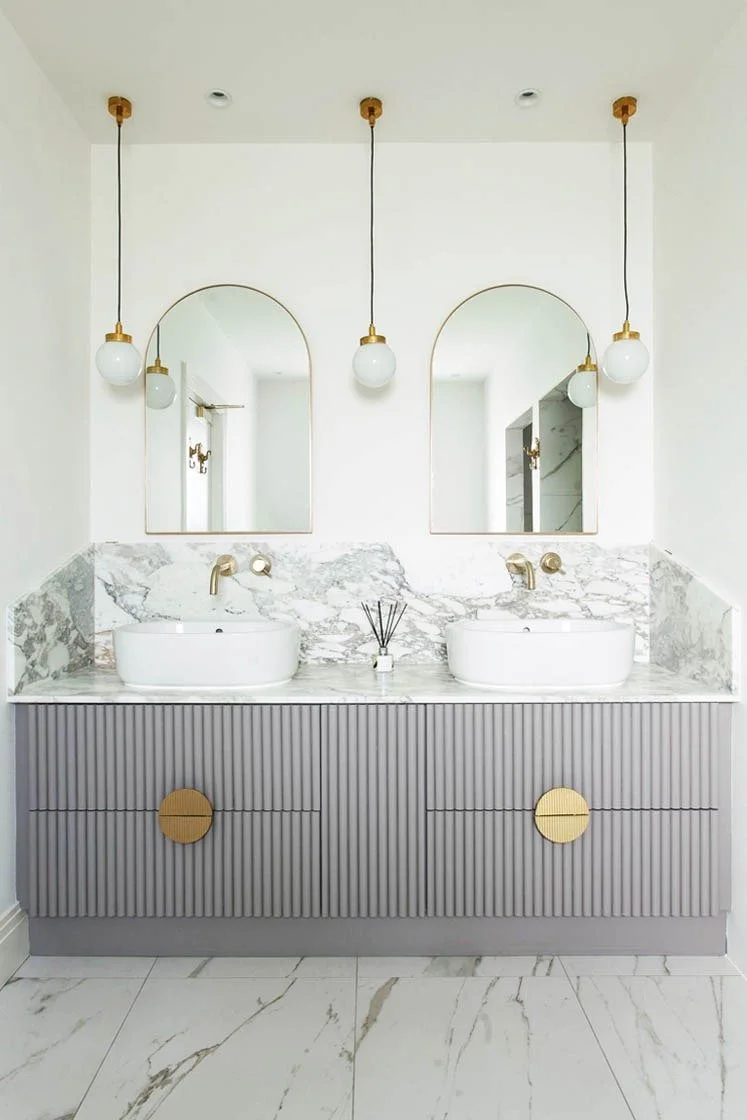 Master Bathroom marble ribbed paneling grey white.jpg
