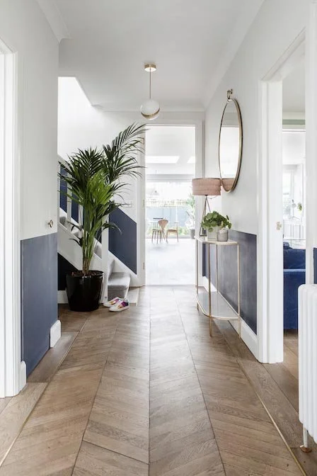 Entrance Two Tone wall - interior design stylish.jpg