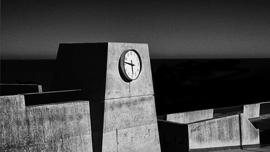 5.47 pm. Clocks not melting yet ... #fineartphotography, #artphotography, #contemporaryart, #blackandwhitephotography