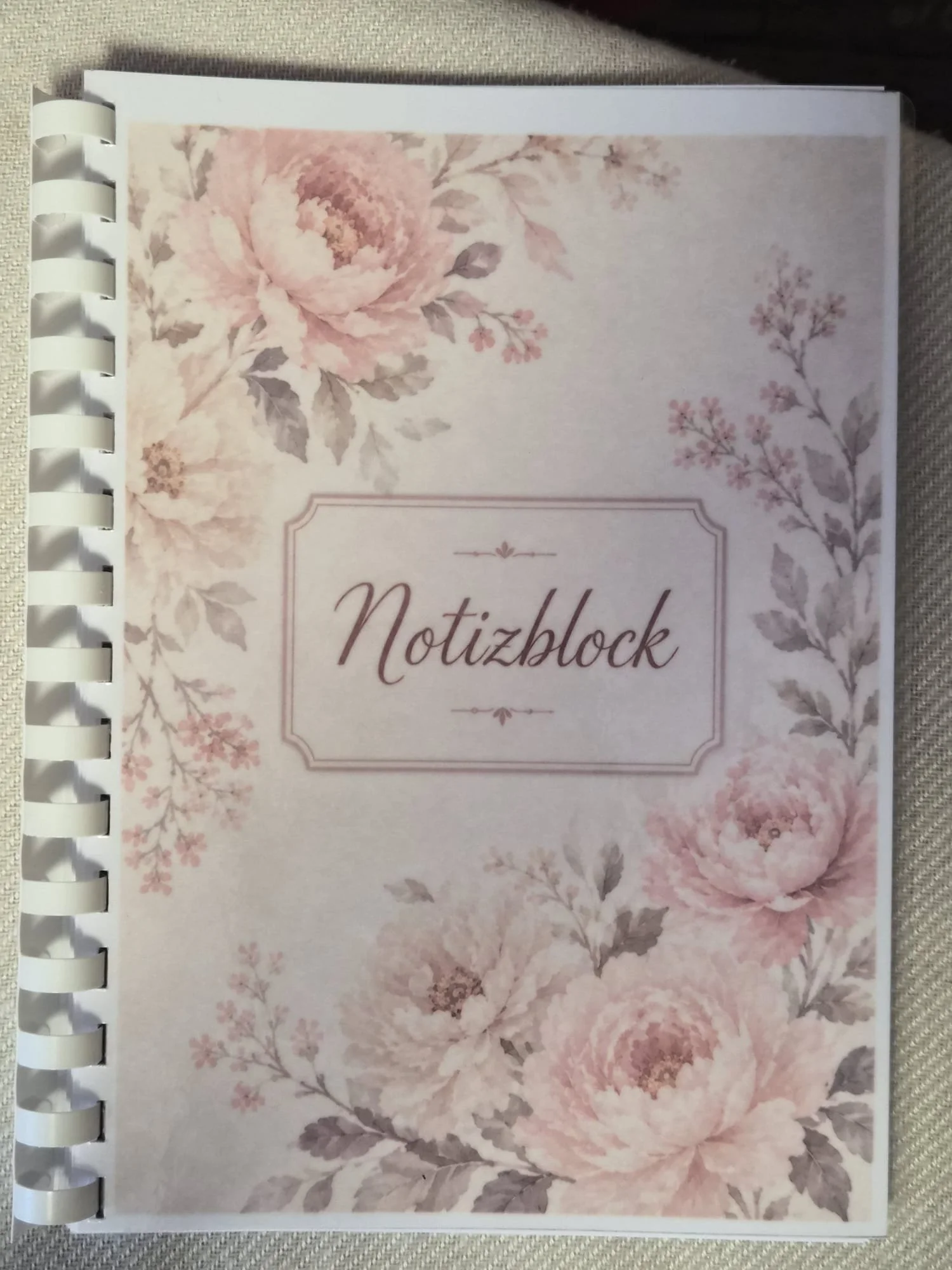 Notizblock/Buch in Vintage