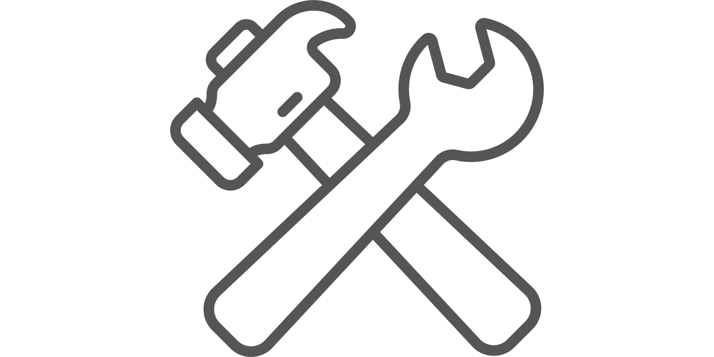 Line art of a screwdriver and a wrench crossed over each other.