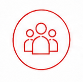 Interim Project Management icon: three team members inside a circle