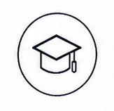 Critical Path Seminar icon: graduation cap inside a circle