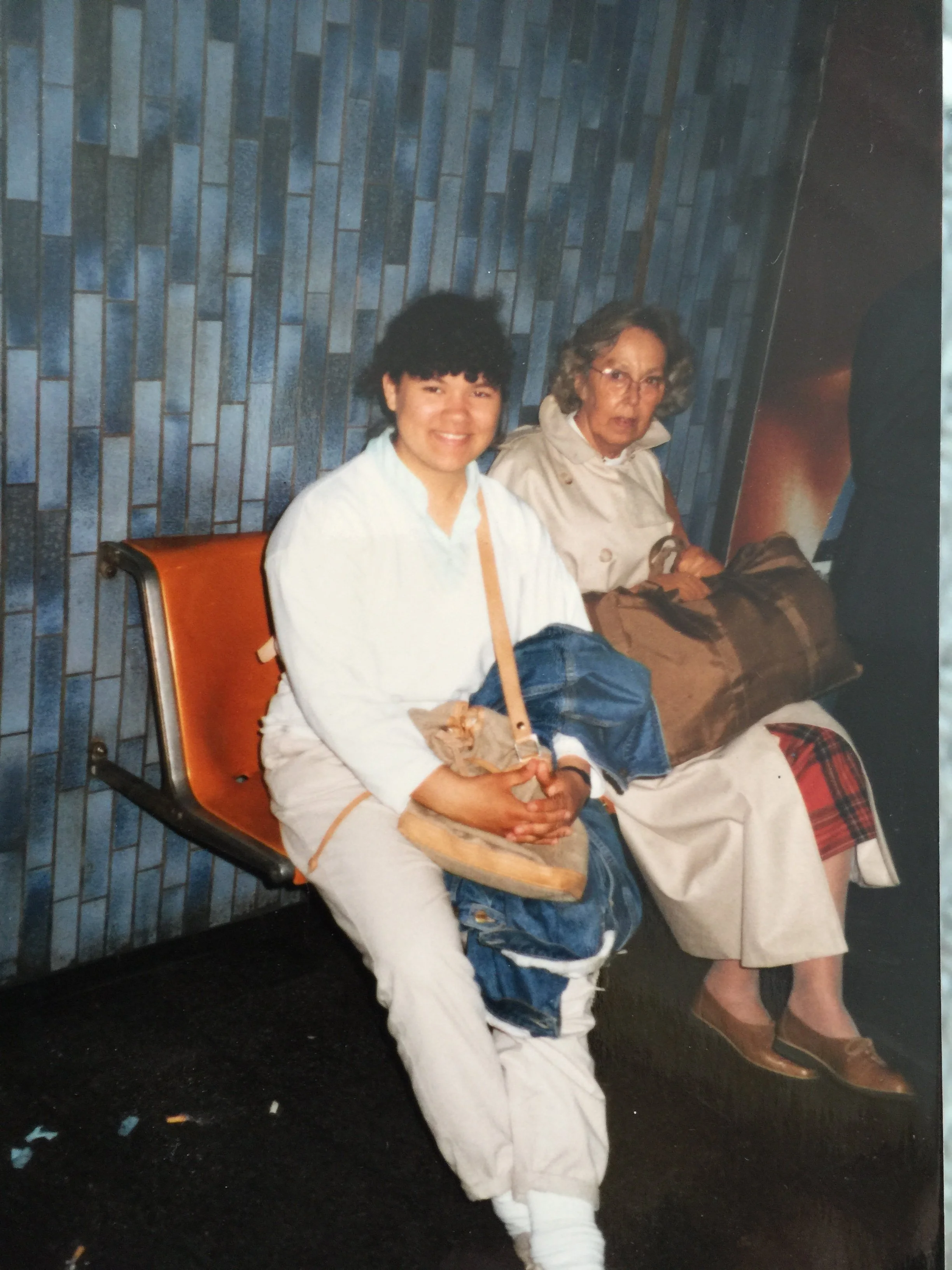 Berlin in the 1980's, UBahn, Congress-Bundestag Youth Exchange gathering in Berlin. 