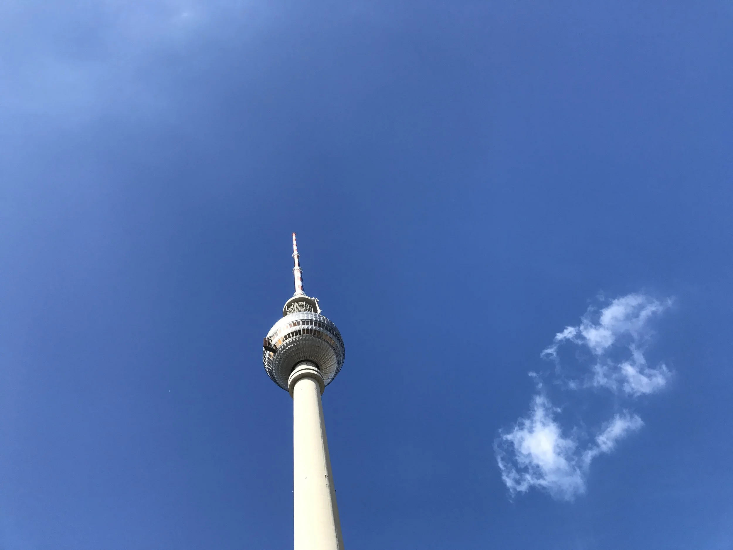 Enduring Icon. Berlin Fehnsehturm. Former East Berlin. Alexanderplatz