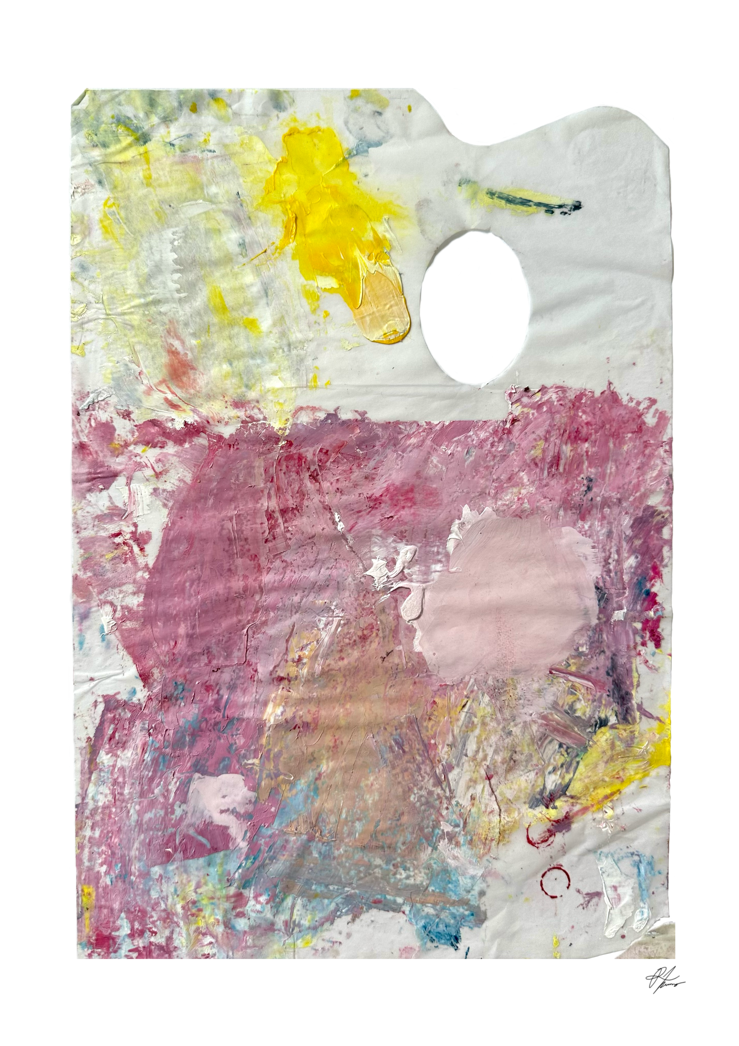 Palette of We Played in Colour  - Fine Art Poster