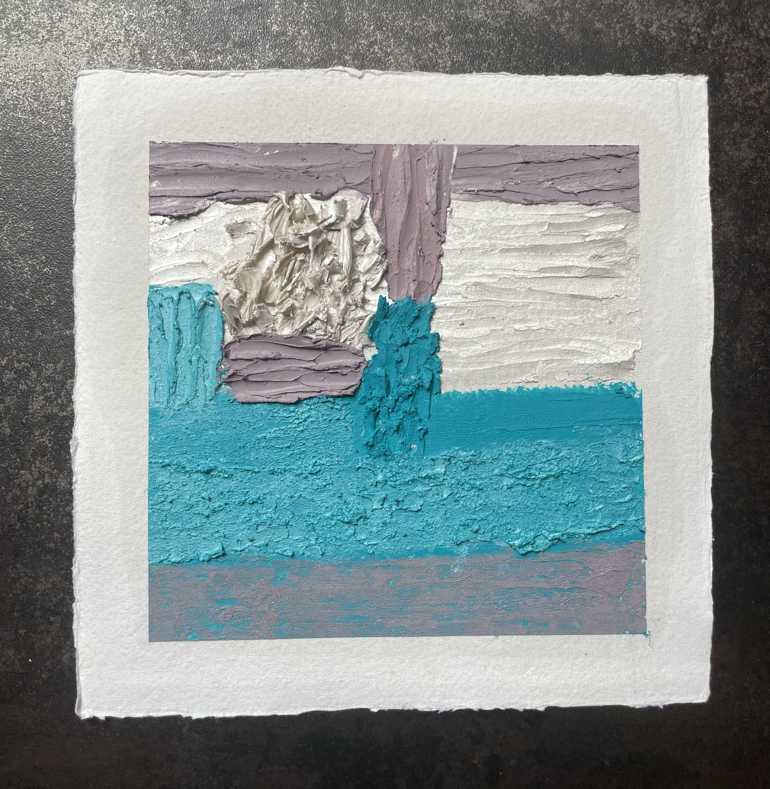 Granada No. 8
Oil pastel on cotton paper 
21 × 21 cm
2026

To "La Tempesta di Mare" by Vivaldi
