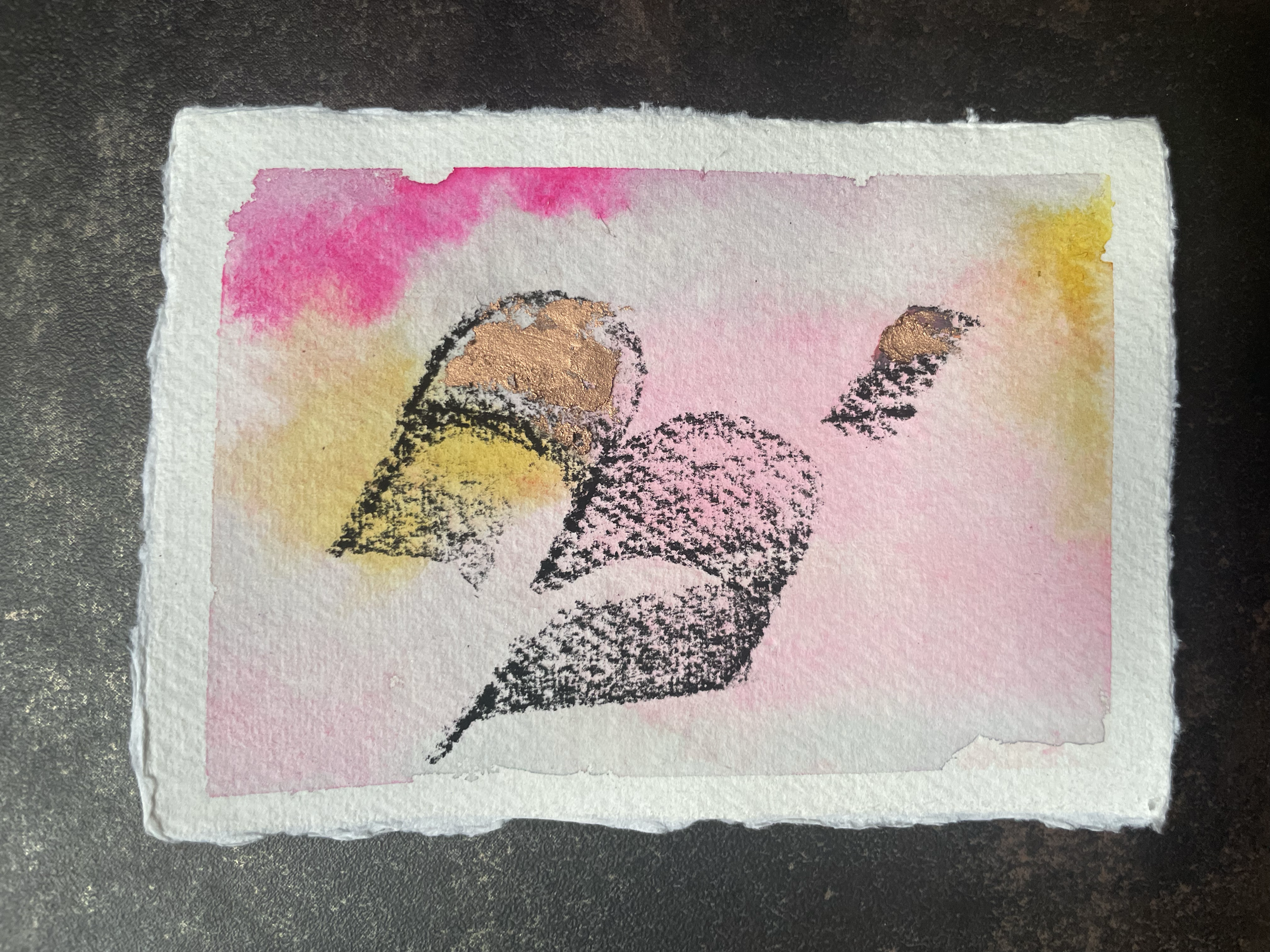 Trace No. 4 Charcoal and mixed media on cotton paper 21 × 21 cm, 2026 To "Al Khayal" by Youmna Saba