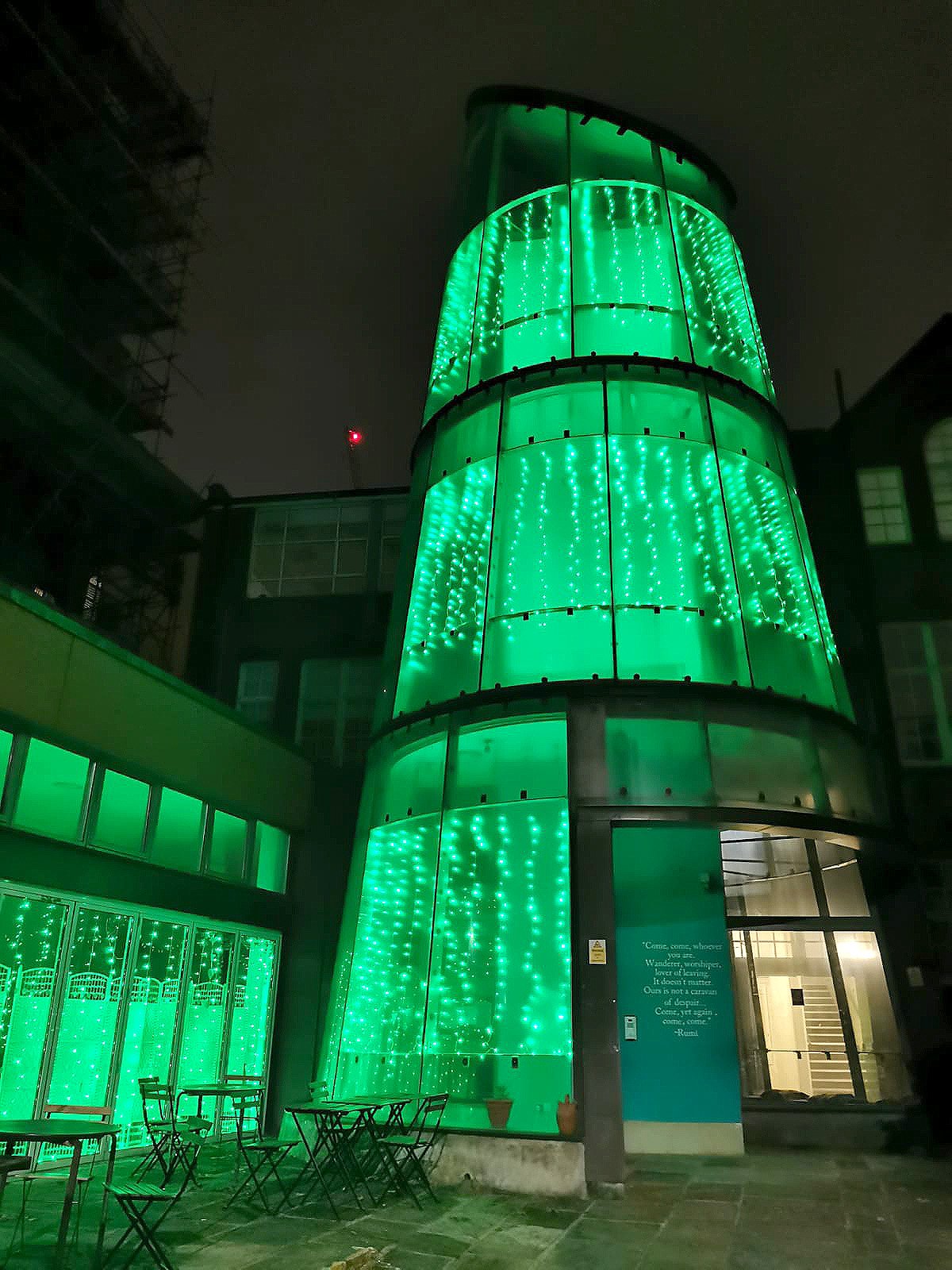 Carlton Vale (2018 -2022): Our second home, lit up for celebration.
