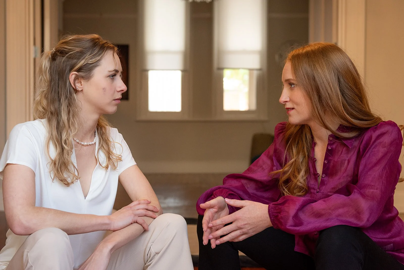 Ami in a somatic intimacy coaching session