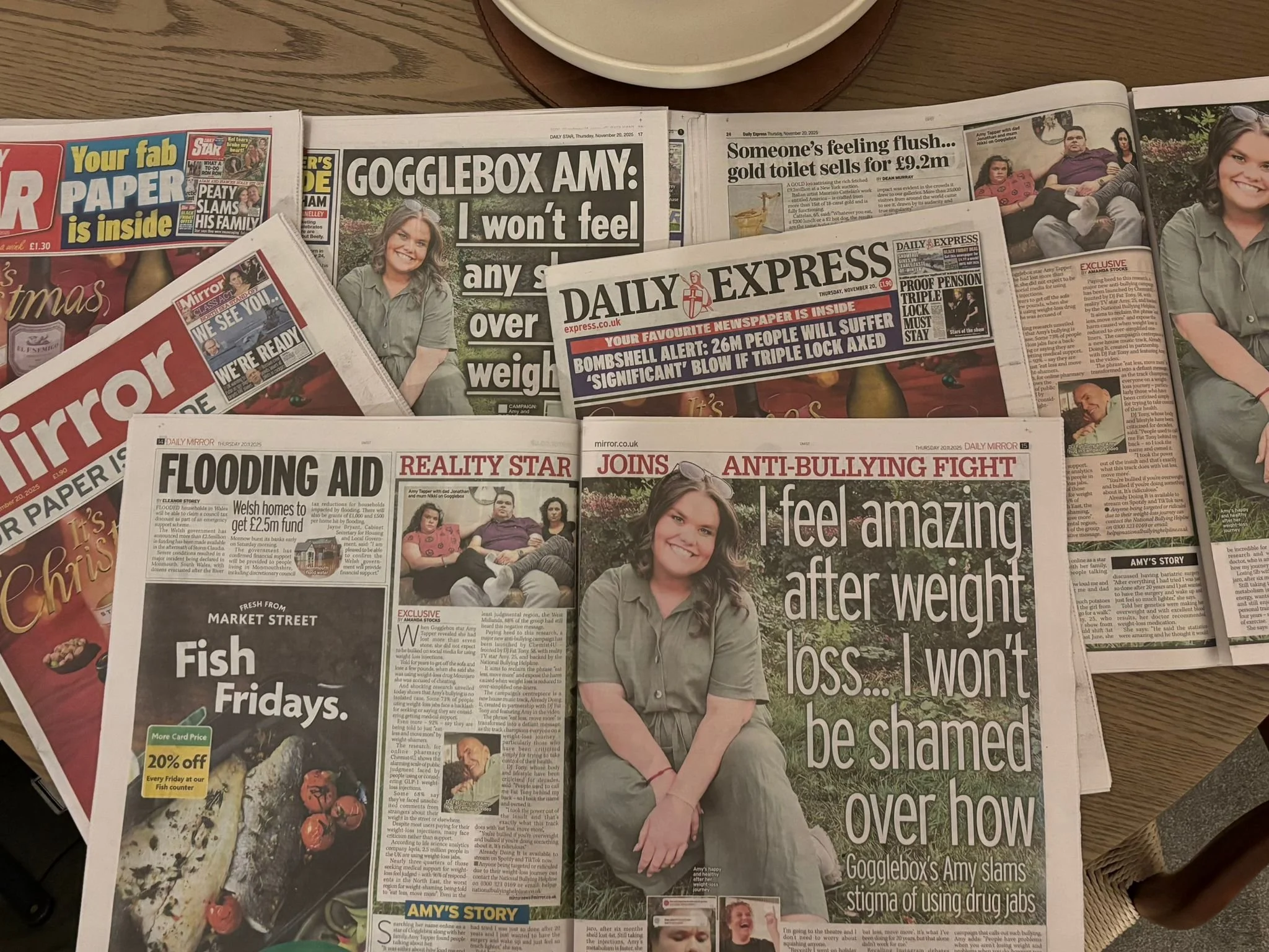 Selection of news papers for the launch of the Already Doing IT! campaign for Chemist4U