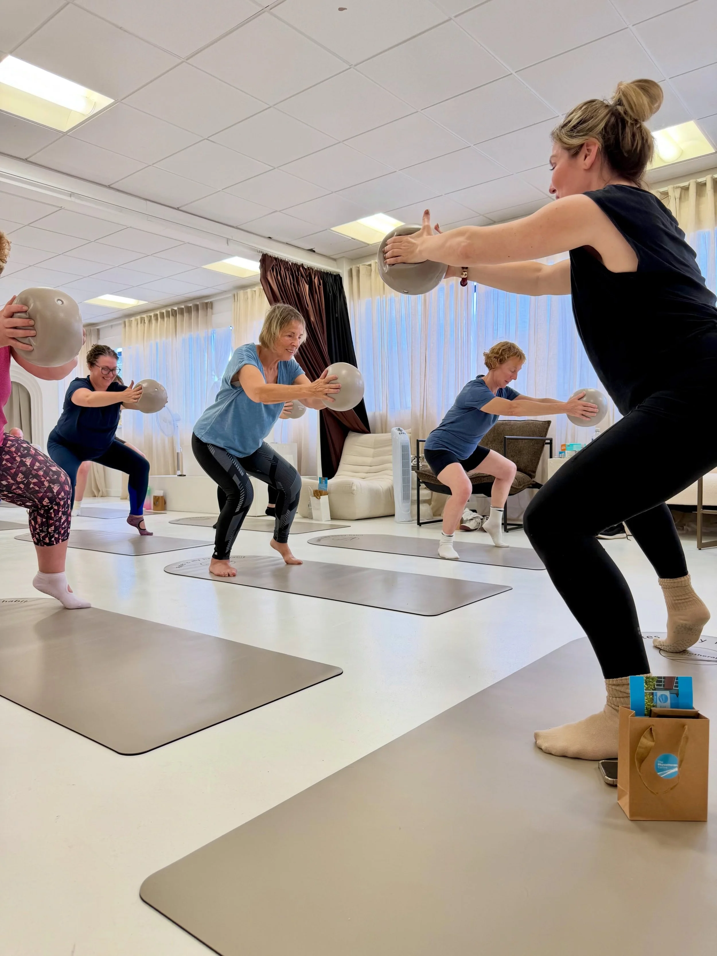 Louder for the people in the back! 🗣️✨

We don&rsquo;t do &ldquo;one-size-fits-all&rdquo; here.
When you walk into a Pilates class at The Physiotherapy Centre, you aren&rsquo;t getting a random playlist of exercises pulled out of a hat. Every single