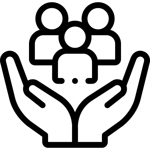 Un diagramme en noir et blanc montrant une structure simple avec une ligne verticale traversant un cercle, probablement une illustration scientifique ou technique.