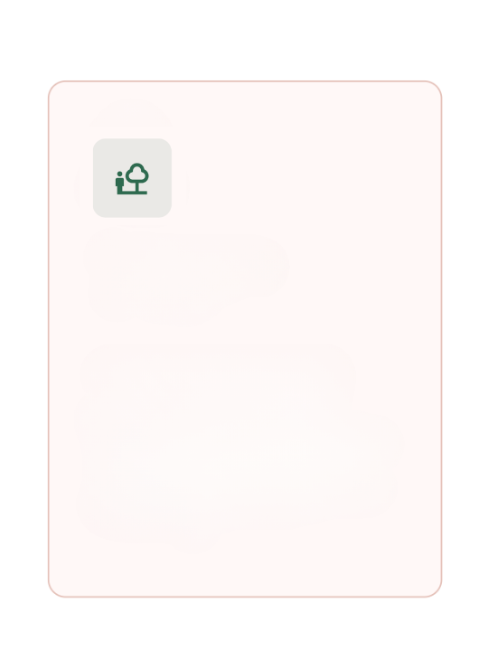 A white screen with a small green icon of a person in a wheelchair at the top left corner.