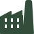 Factory building icon representing industrial and warehouse real estate investment opportunities.