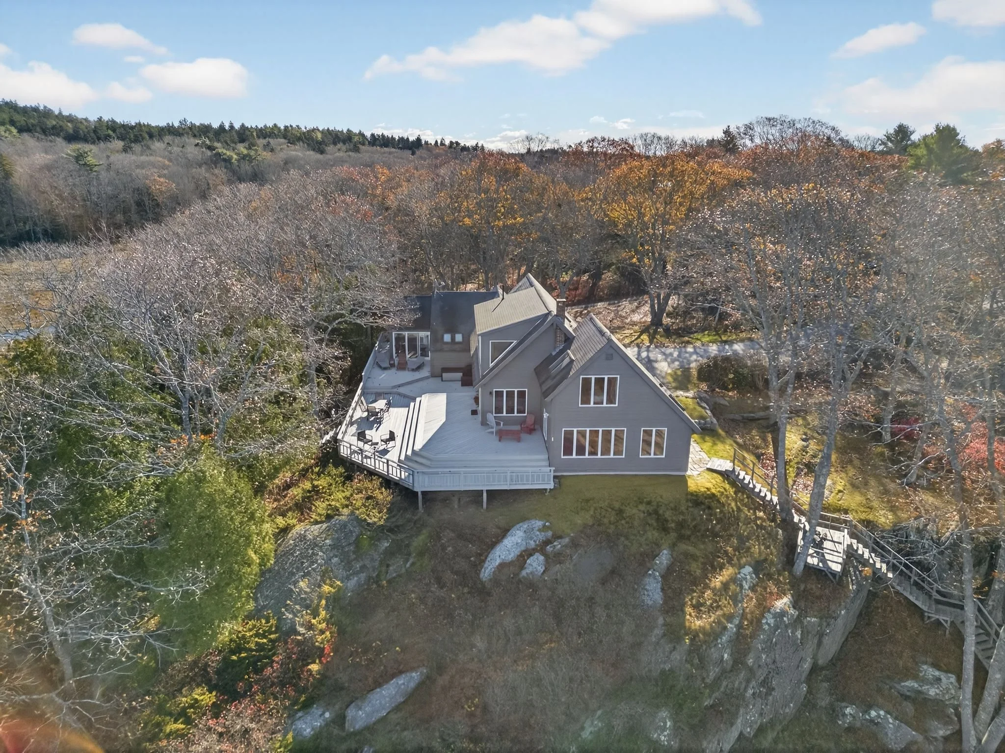 Spinney Pt Georgetown - aerial view