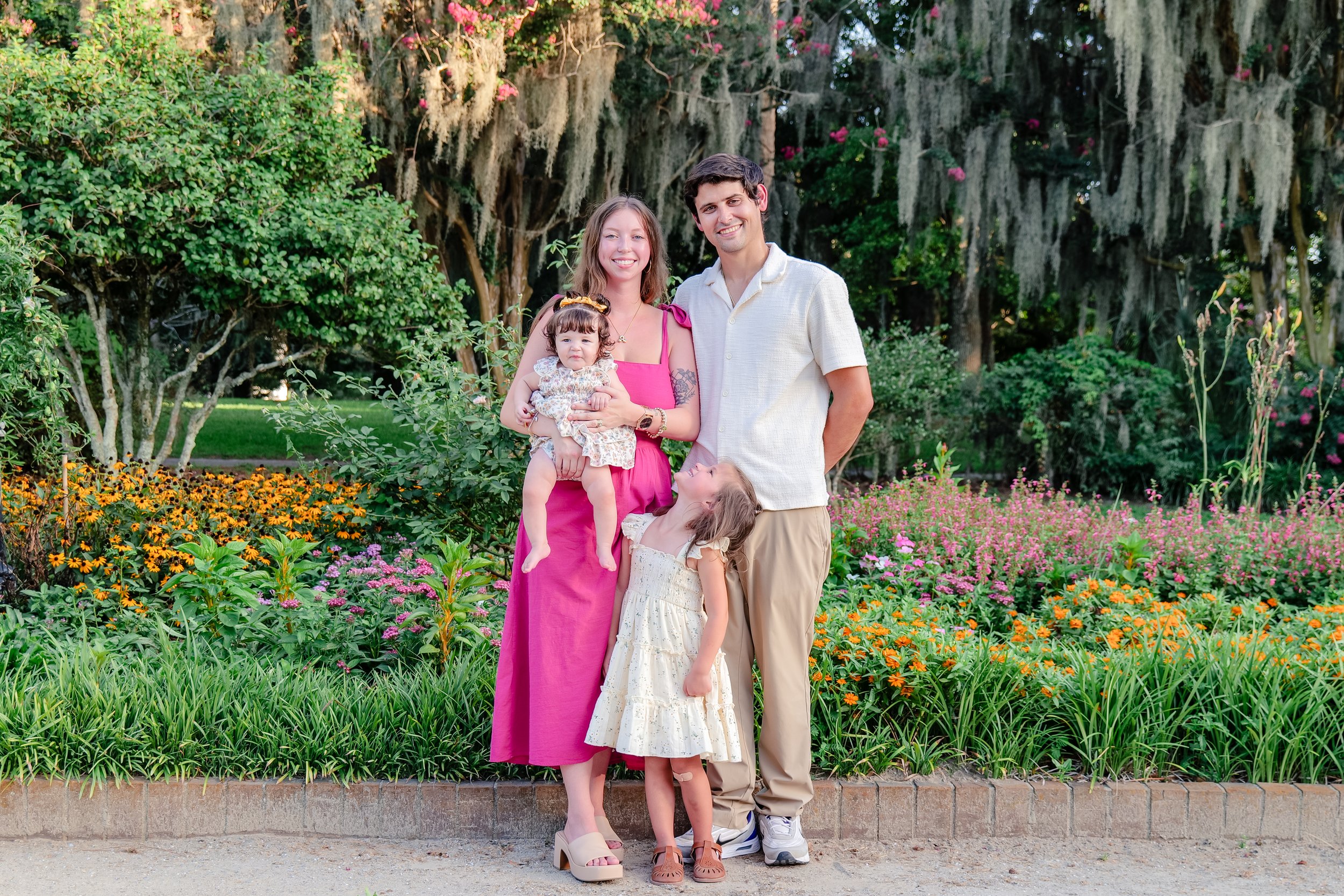 Hampton Park, Charleston, Scenic, Family Portrait