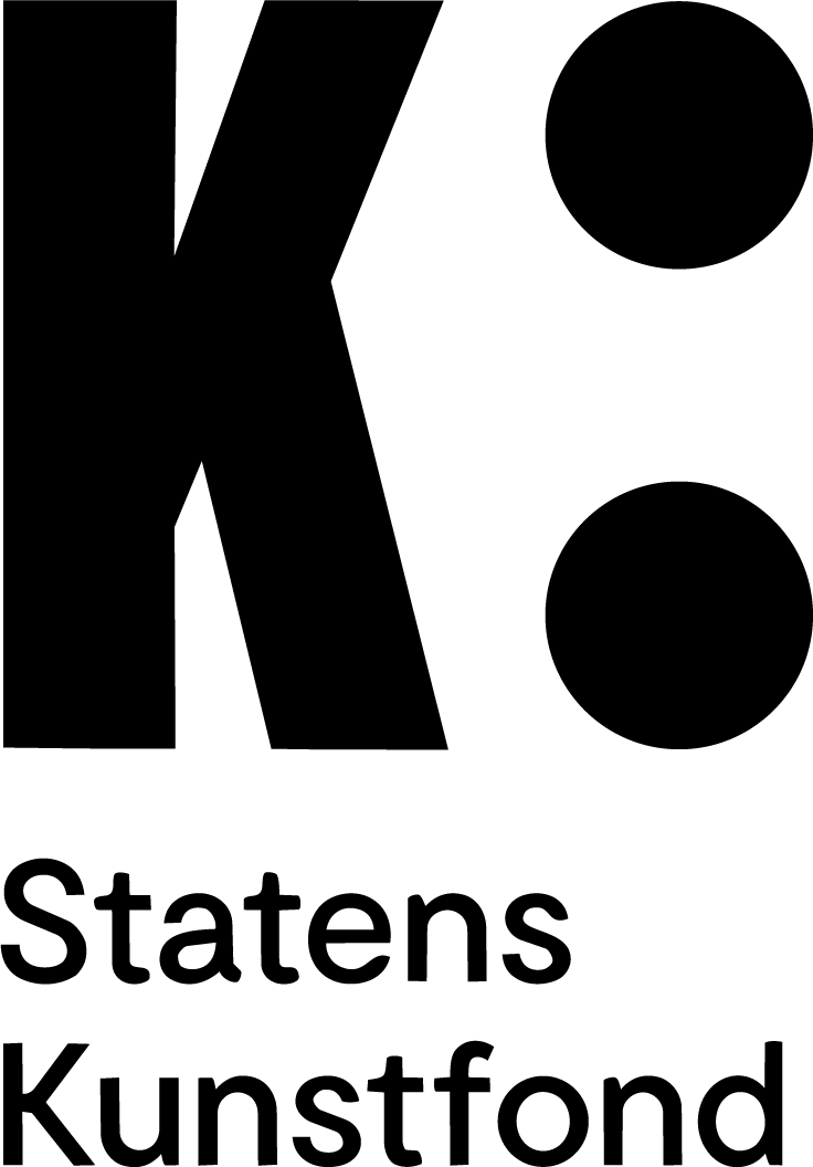 Logo for the Statens Kunstfond, featuring bold black letters 'K' and 'O' with the words 'Statens Kunstfond' underneath.