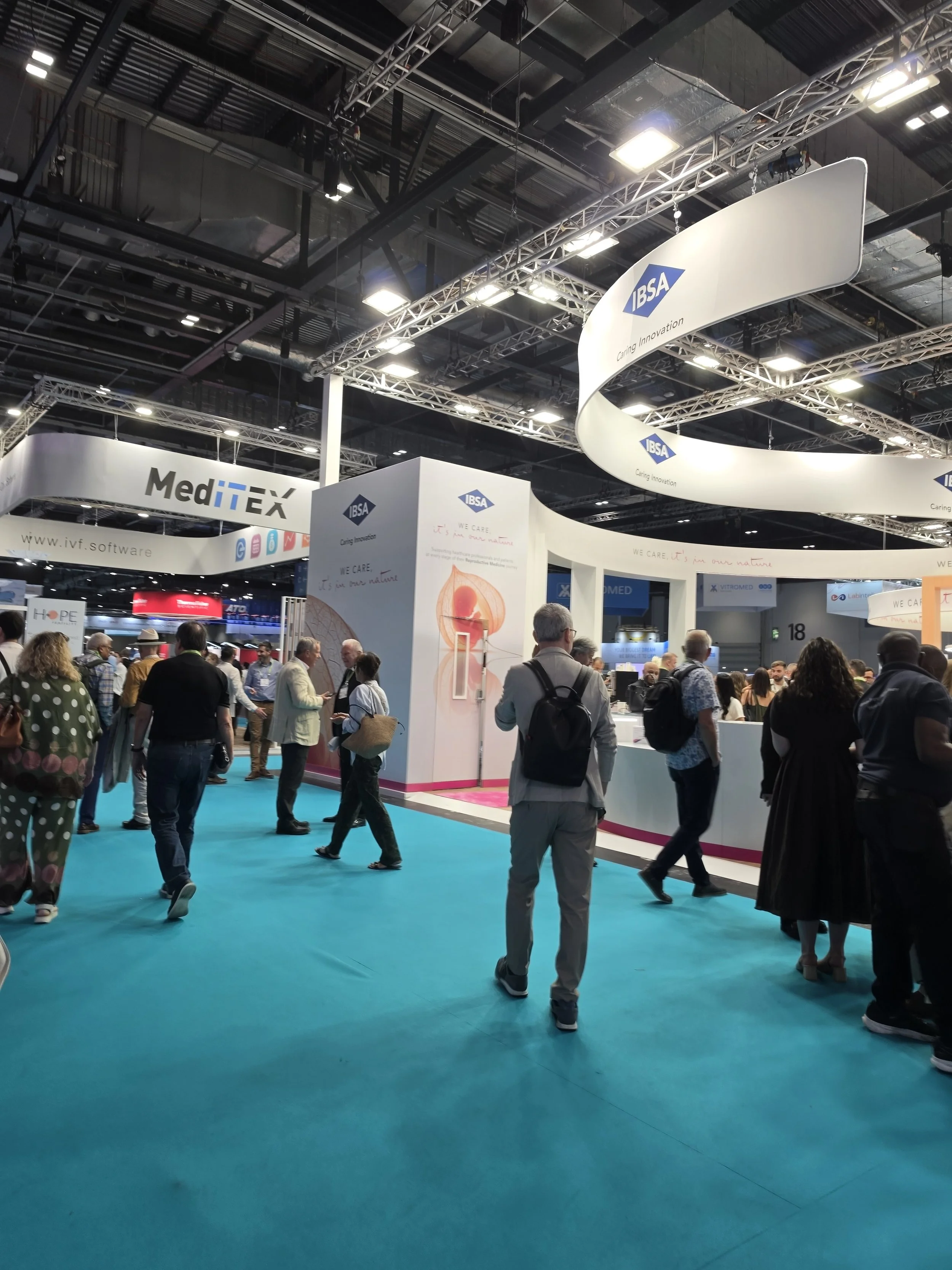 I went to ESHRE 2026. I fell over within ten minutes. Here's what I learnt.