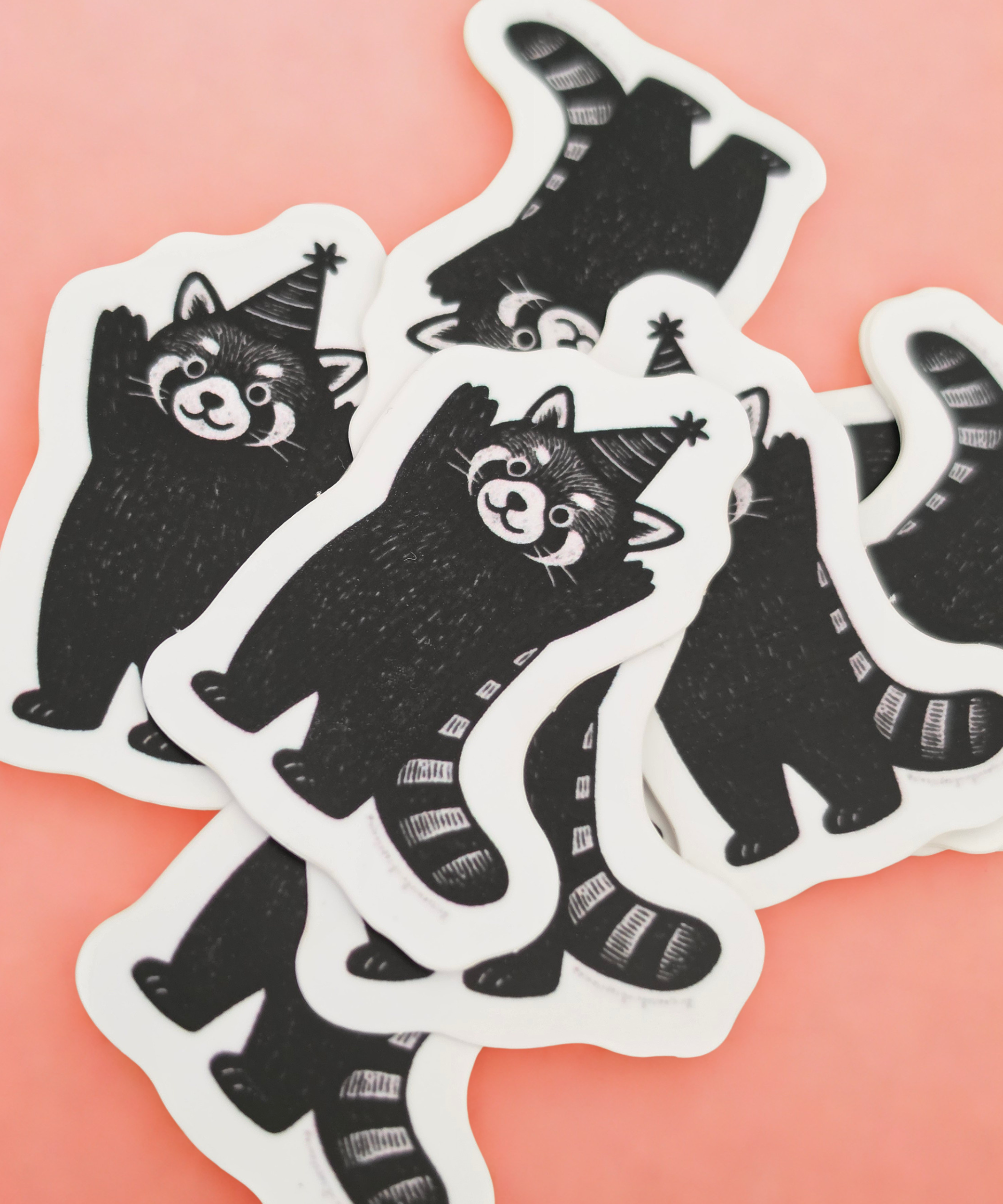 Party Panda Vinyl Sticker