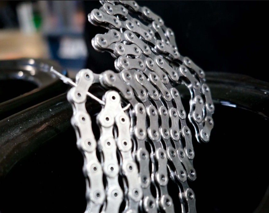 Clean and Chain Waxing