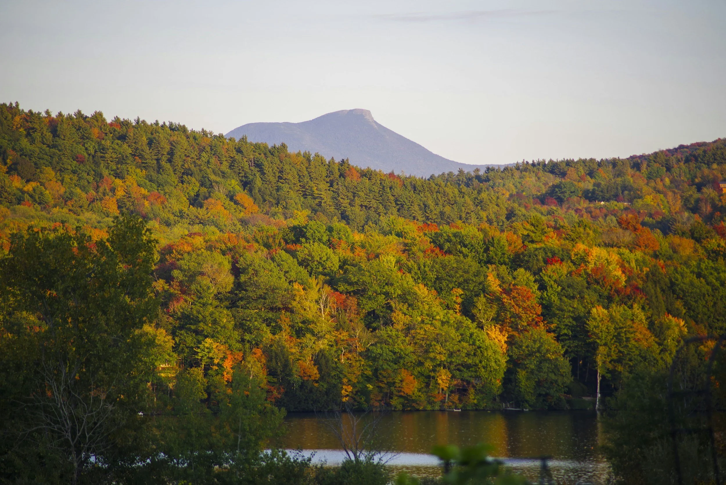 Camel's Hump mountain in the autumn