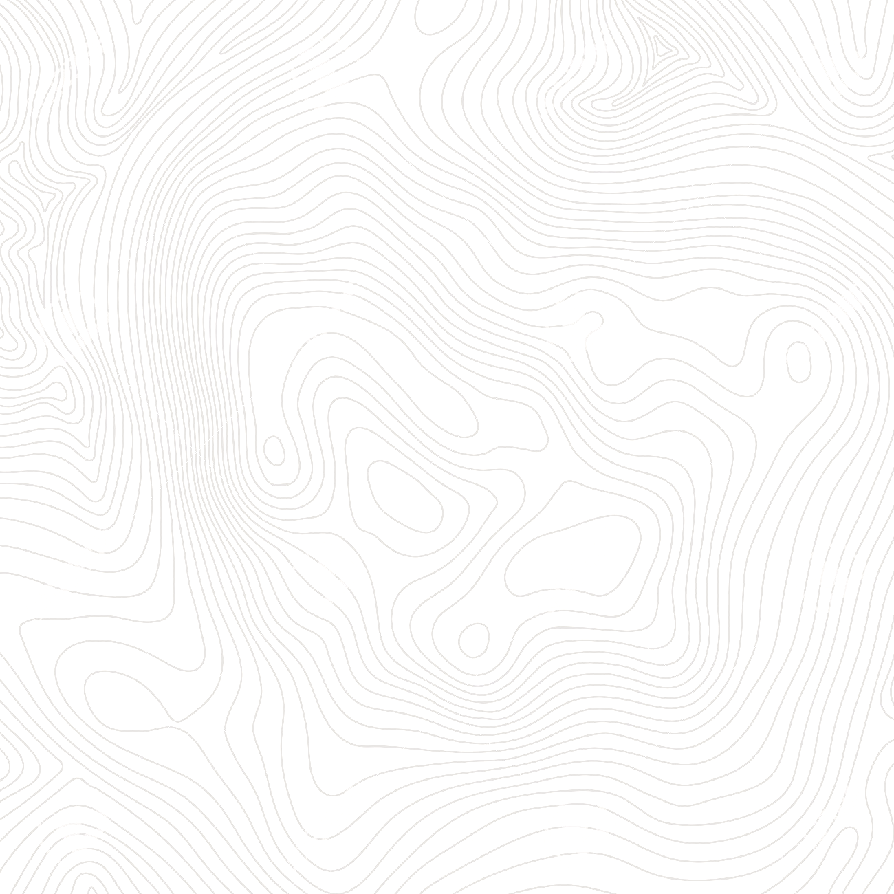 Black background with white contour lines resembling topographic map features.