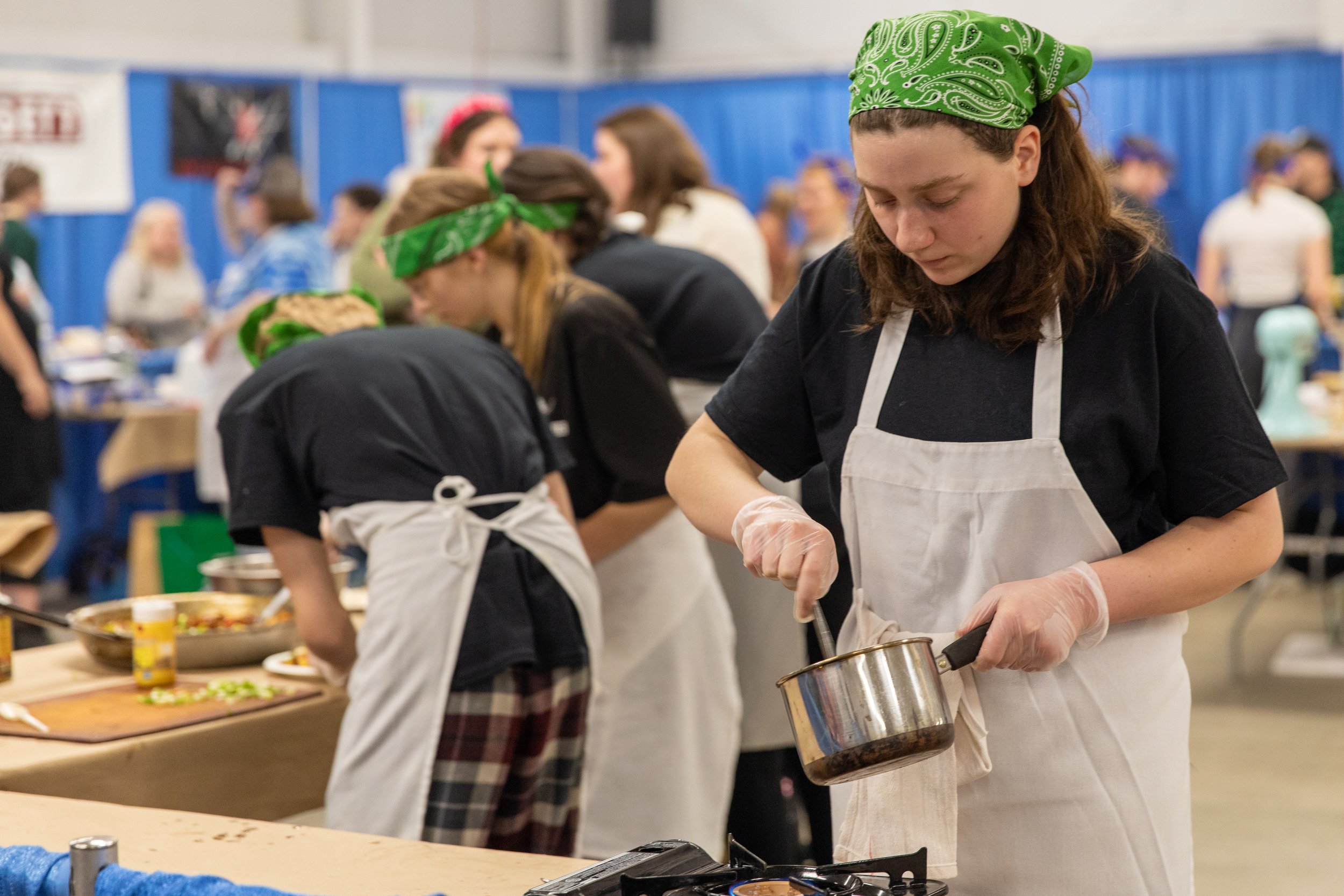 Junior Iron Chef culminates in a statewide cooking competition.