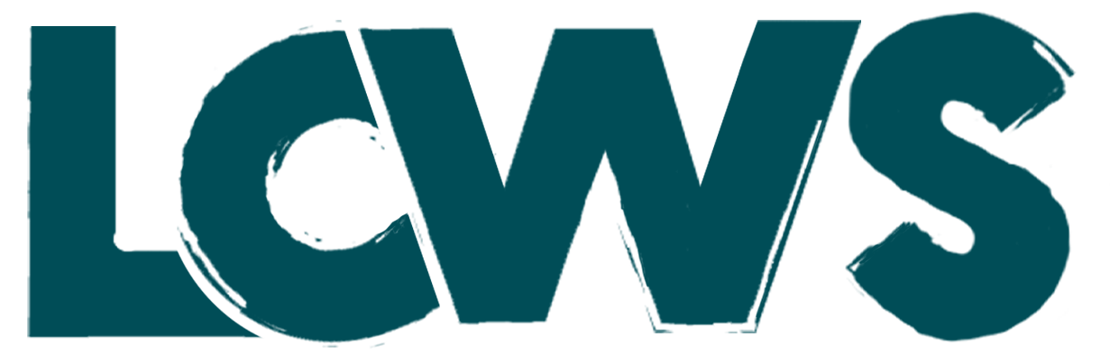 Lake Champlain Waldorf School logo, reading L-C-W-S.