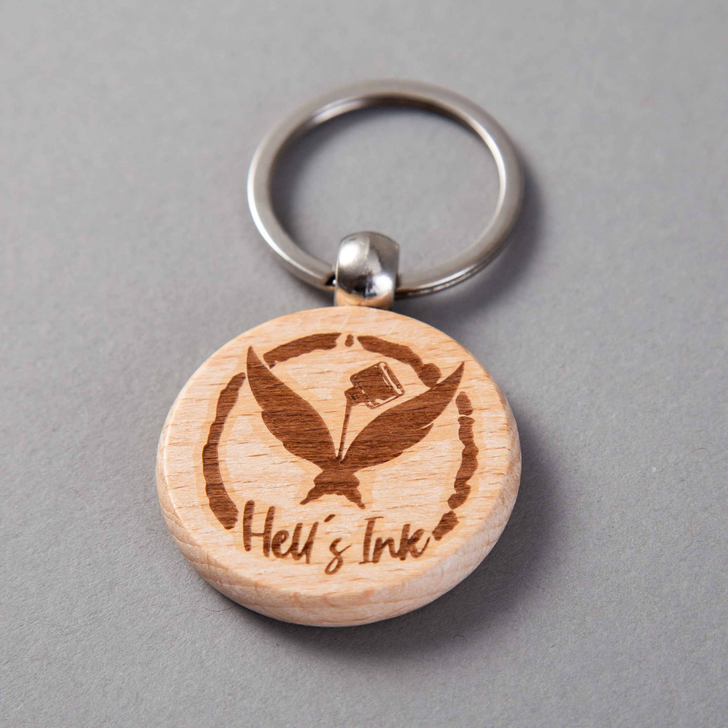 Hell's Ink Logo Key Ring