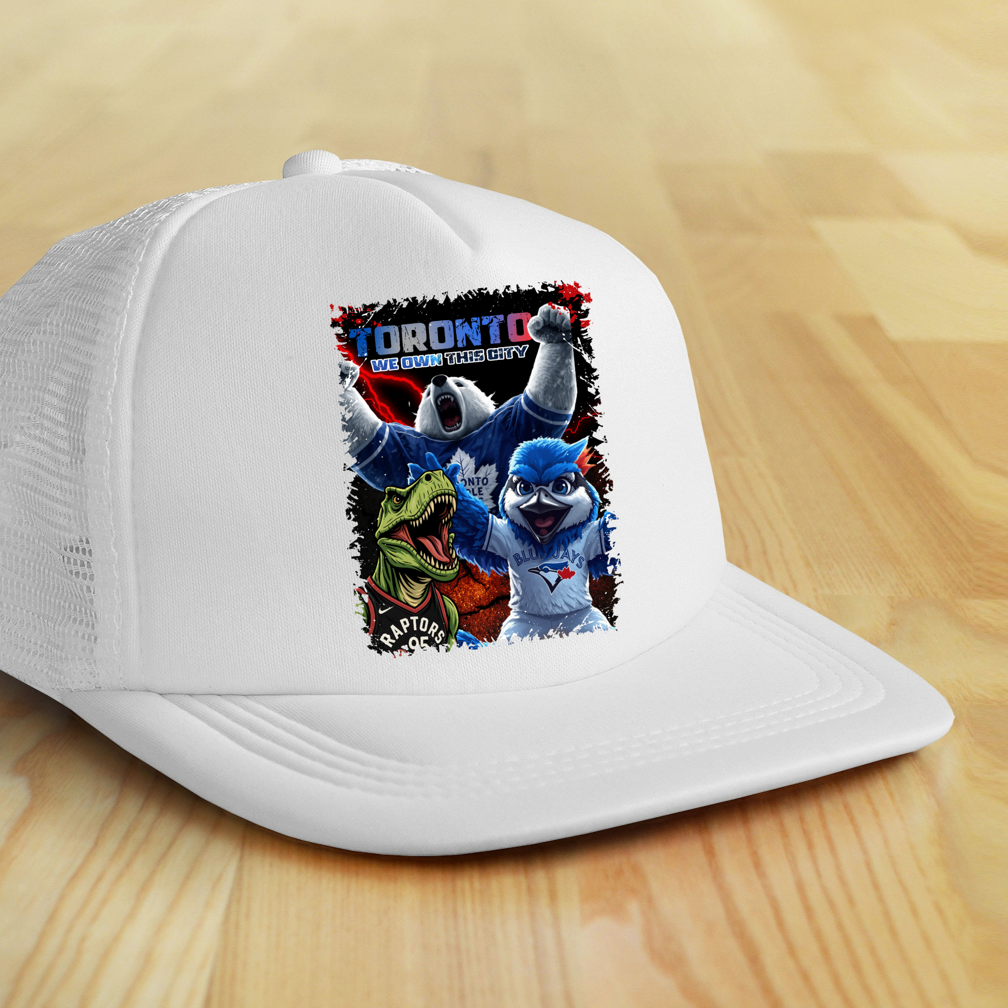 Toronto Teams with Mascots with transparent background Tshit 6.png