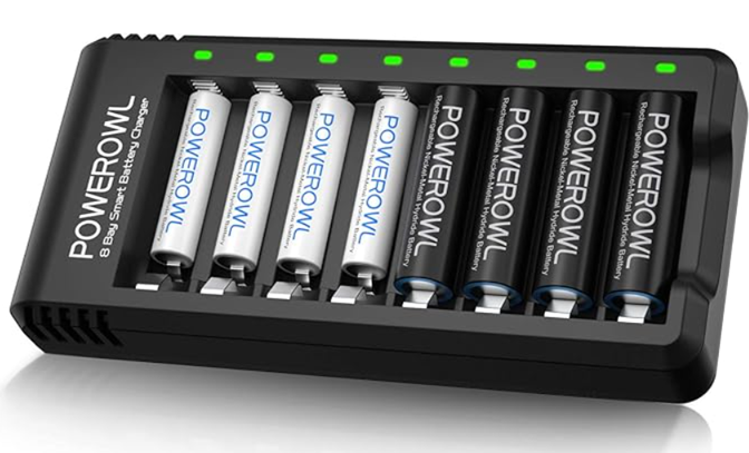Rechargeable batteries save money frugal